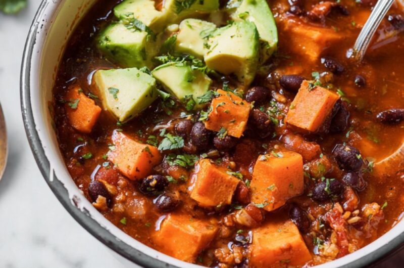 Crock Pot Turkey Sweet Potato Chili Recipe