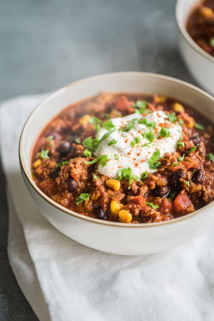 Crock Pot Turkey Taco Soup Recipe