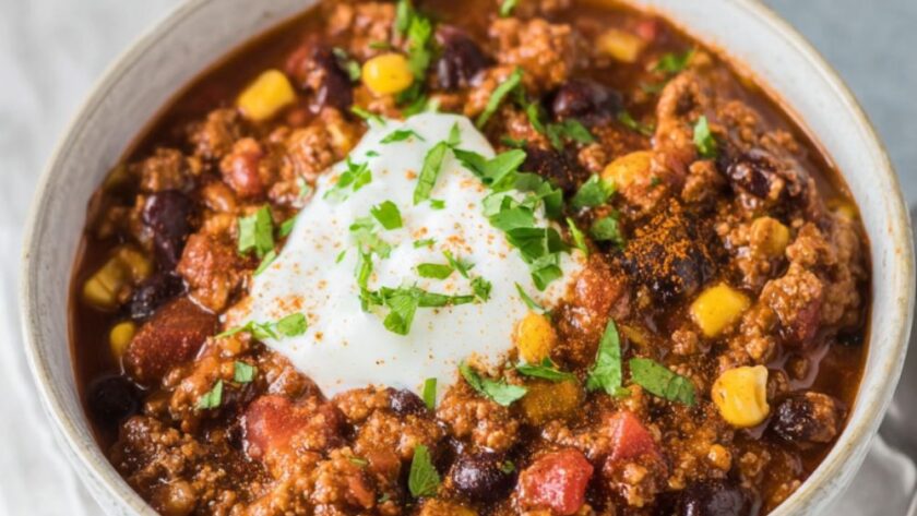 Crock Pot Turkey Taco Soup Recipe