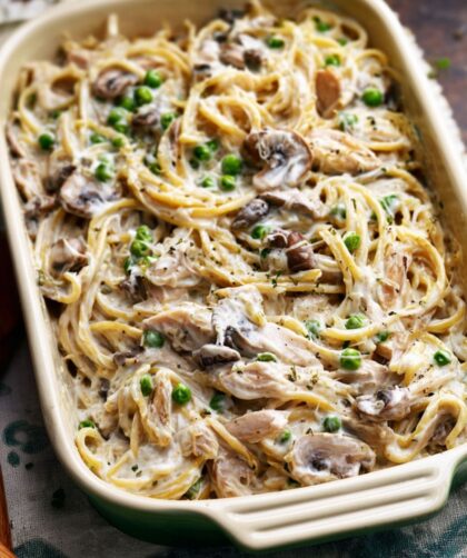 Crock Pot Turkey Tetrazzini