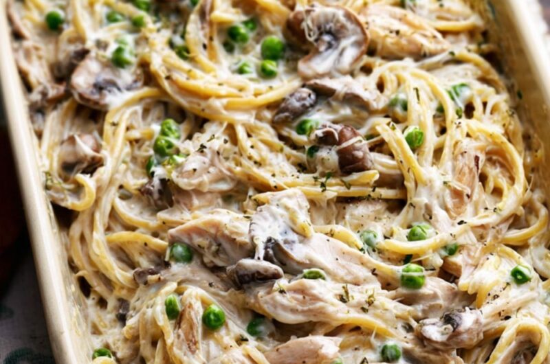 Crock Pot Turkey Tetrazzini