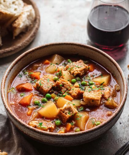 Crock Pot Vegan Beef Stew