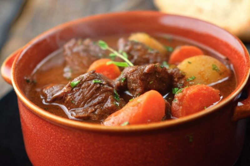 Crock Pot Venison Beef Stew With Vegetables