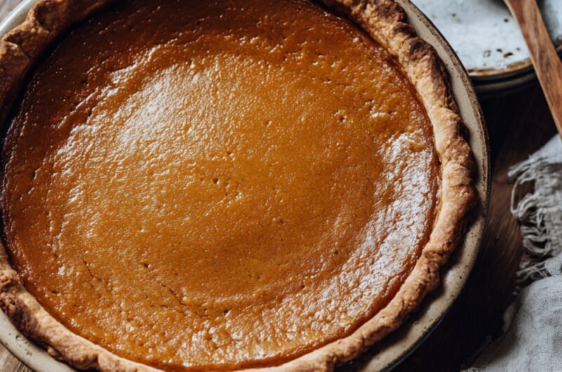 Crock Pot Pumpkin Pie
