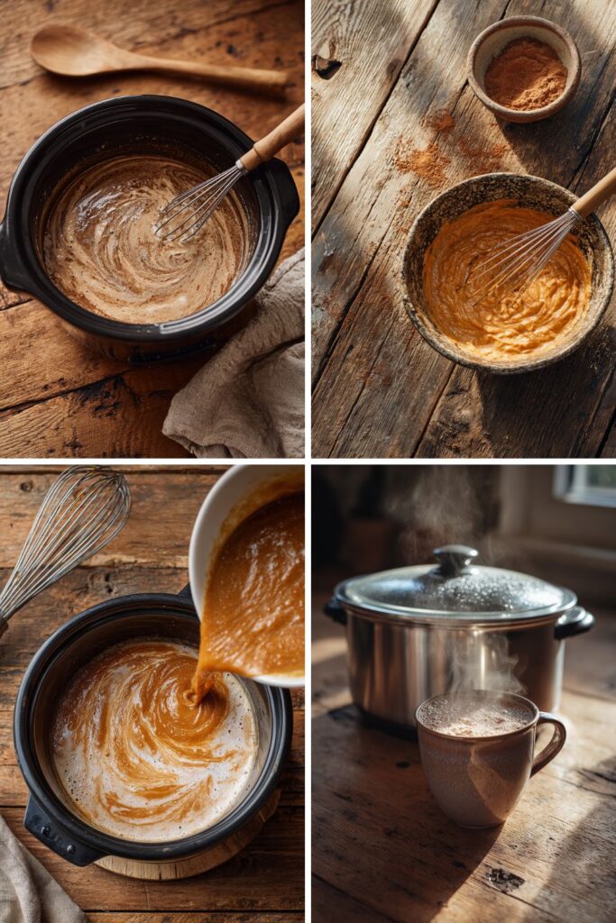 Crock Pot Pumpkin Spice Latte
