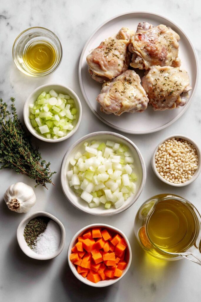 Crock Pot Chicken Barley Soup