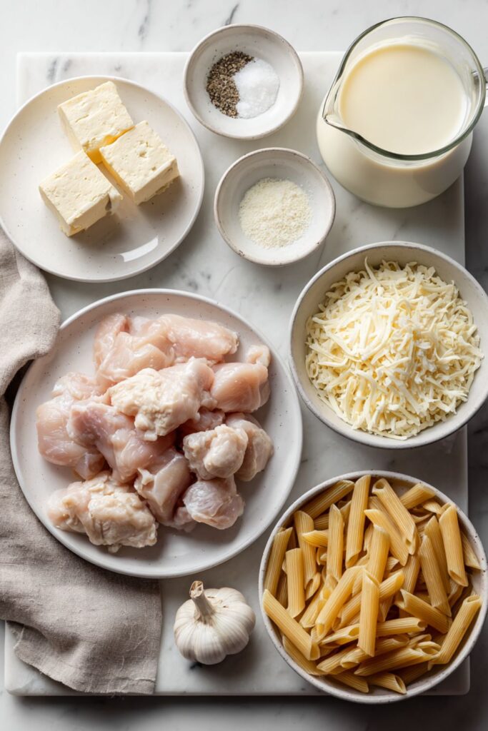 Crock Pot Chicken Alfredo