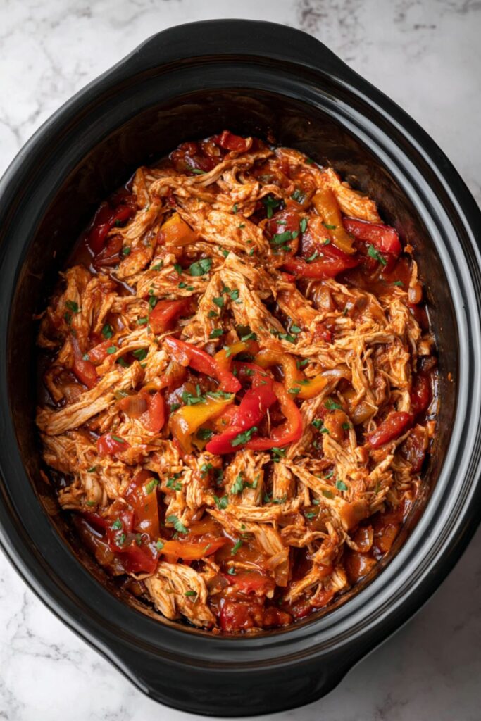 Crock Pot Chicken Fajitas
