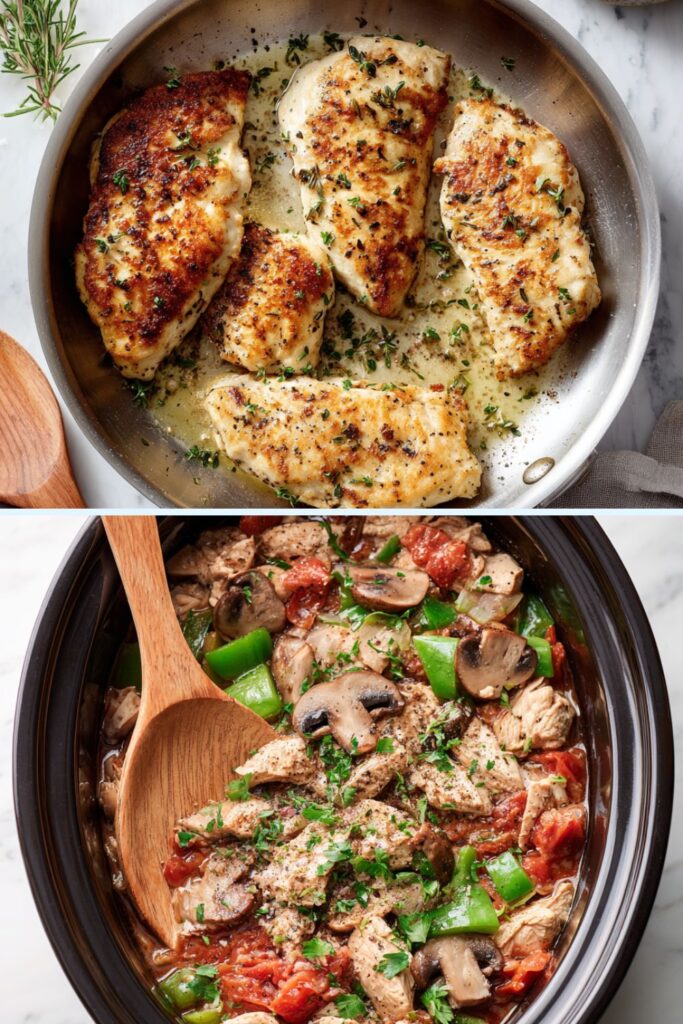 Crock Pot Chicken Cacciatore