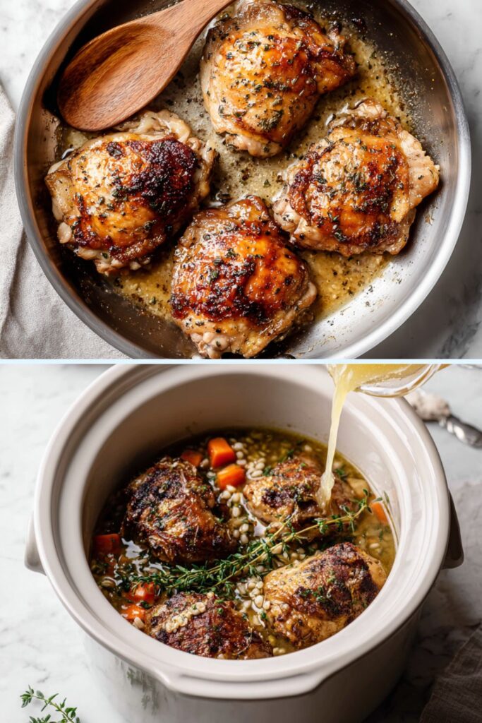 Crock Pot Chicken Barley Soup