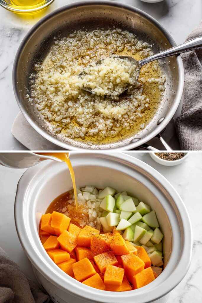 Crock Pot Apple Pumpkin Soup