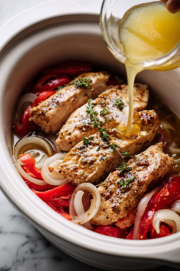 Crock Pot Chicken Florentine