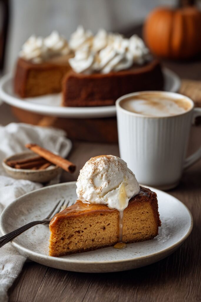Crock Pot Apple Pumpkin Cake
