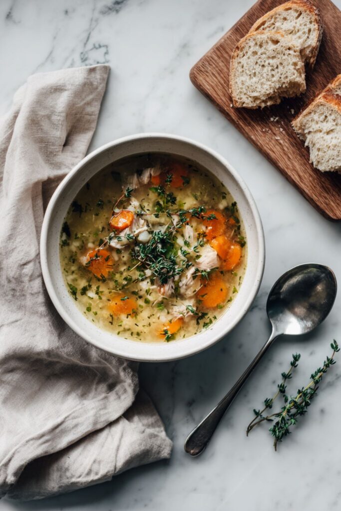 Crock Pot Chicken Barley Soup