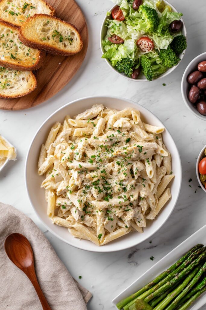 Crock Pot Chicken Alfredo
