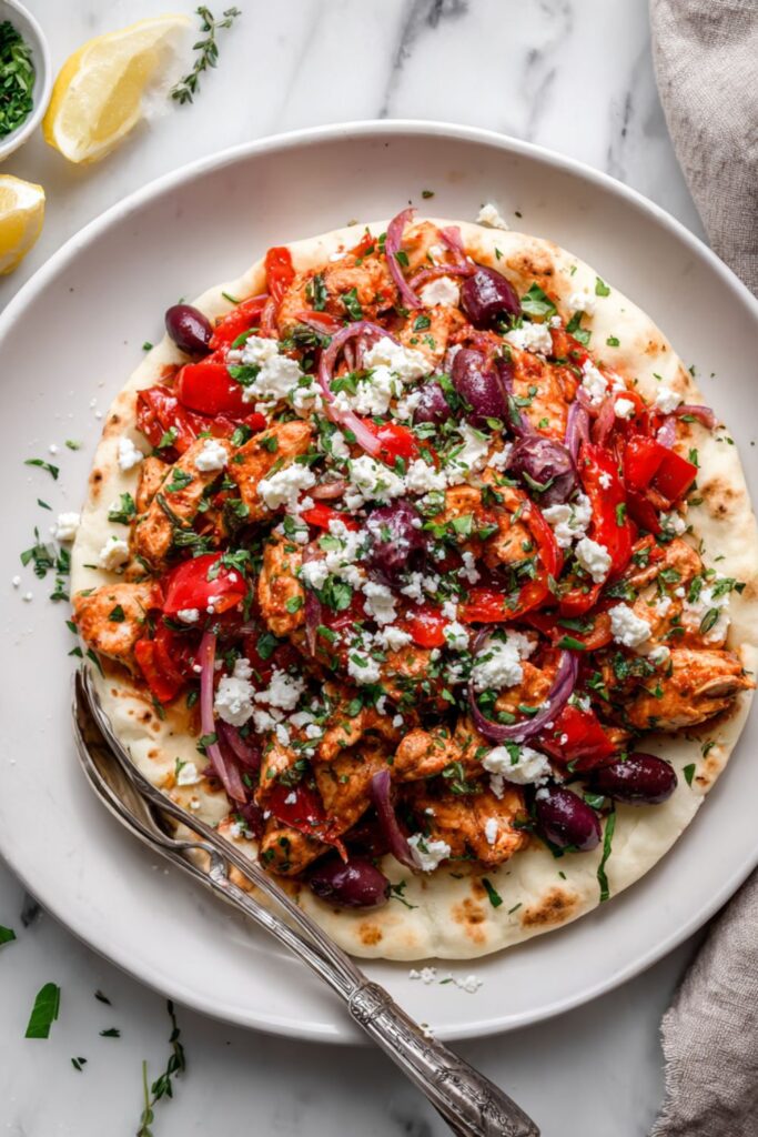 Crock Pot Chicken Greek