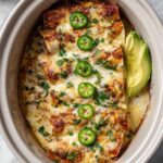 Crock Pot Chicken Enchiladas