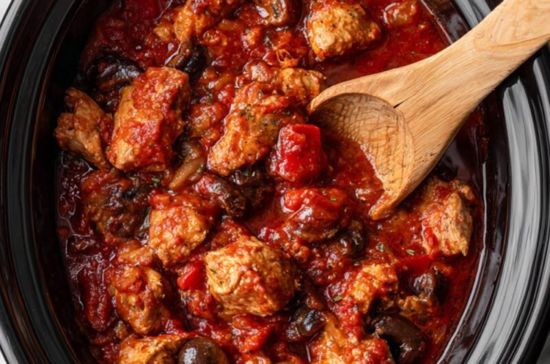 Crock Pot Chicken Cacciatore