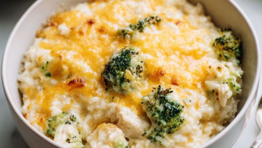 Crock Pot Chicken Broccoli Rice Casserole