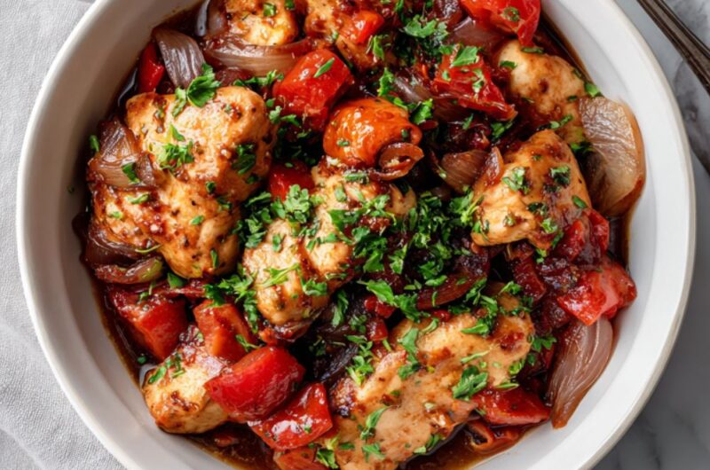 Crock Pot Chicken Balsamic