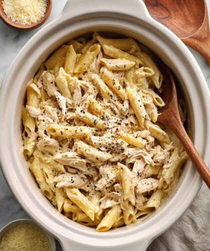 Crock Pot Chicken Alfredo