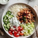 Crock Pot Chicken Gyro Bowls