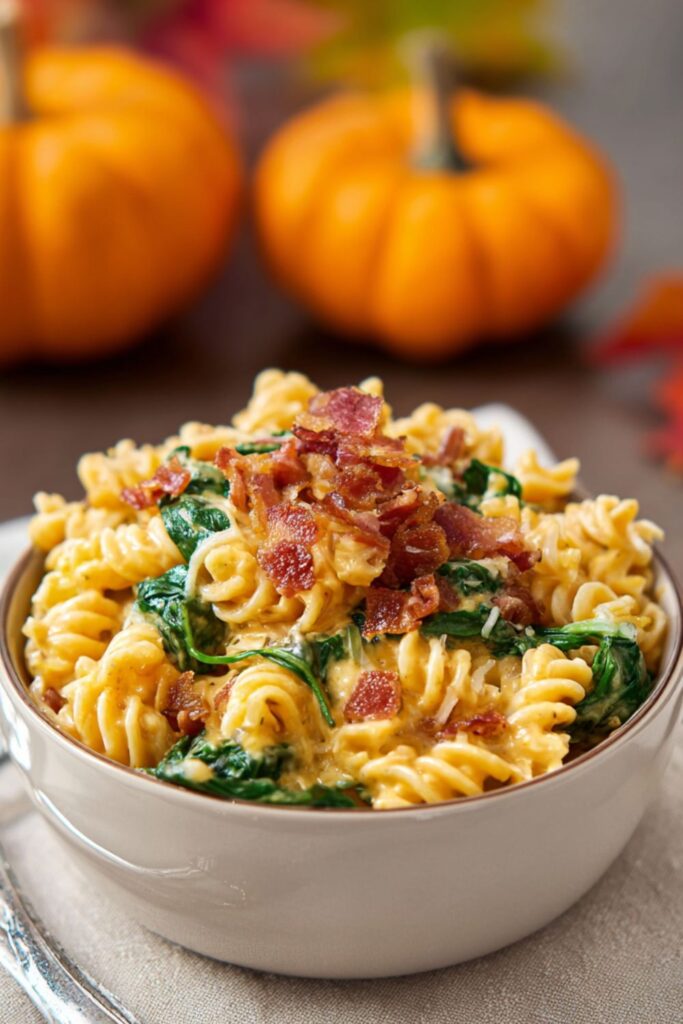 Crock Pot 4-Cheese Pumpkin Mac And Cheese
