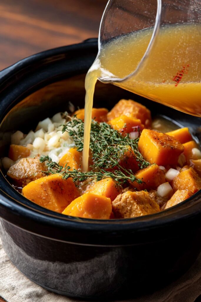 Crock Pot Butternut Squash And Pumpkin Soup