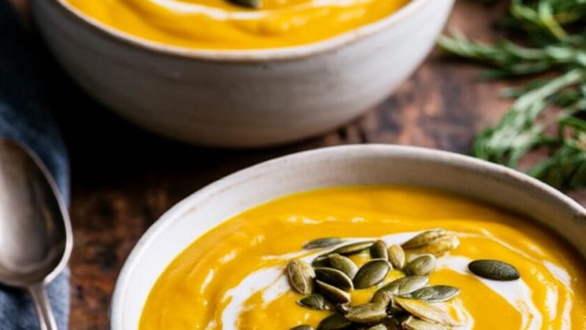 Crock Pot Butternut Squash And Pumpkin Soup