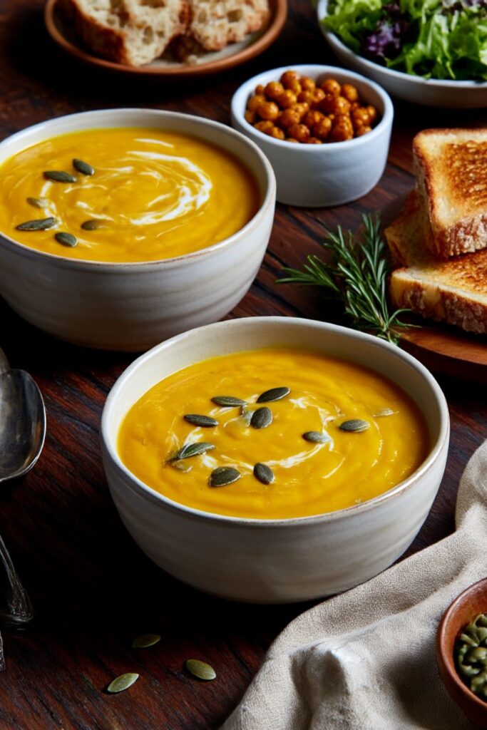 Crock Pot Butternut Squash And Pumpkin Soup