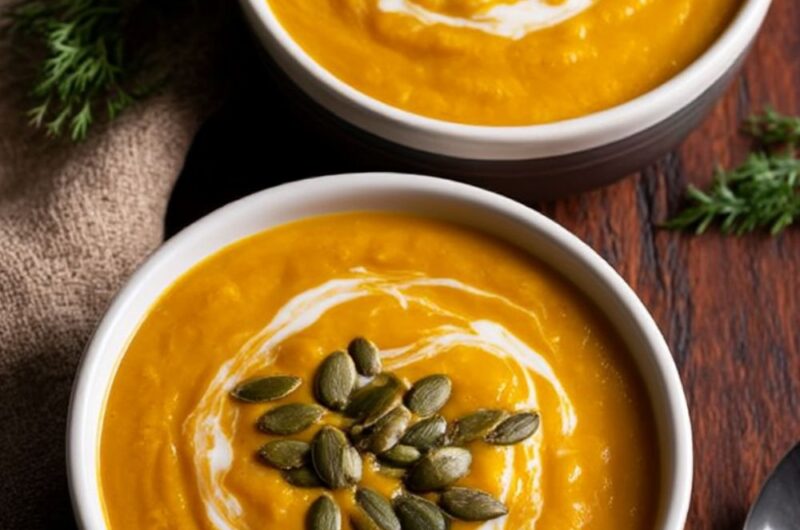 Crock Pot Butternut Squash And Pumpkin Soup