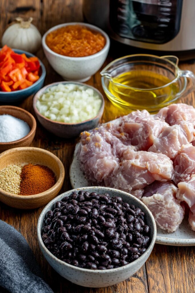 Crock Pot Chicken And Pumpkin Black Bean Chili