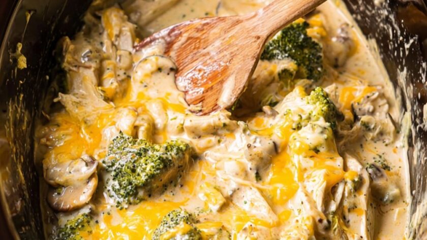Crock Pot Chicken Broccoli Cheese