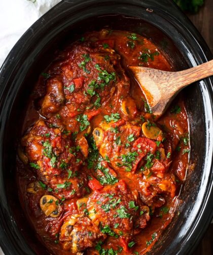 Crock Pot Chicken Cacciatore