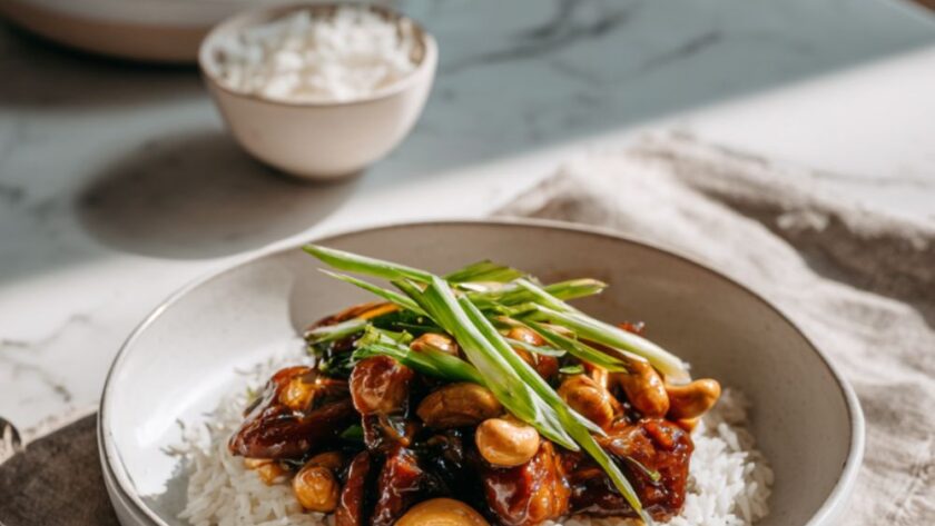 Crock Pot Chicken Cashew