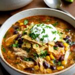 Crock Pot Chicken Enchilada Soup