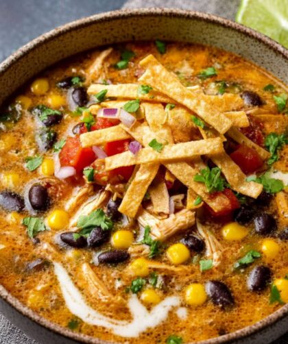 Crock Pot Chicken Fajita Soup