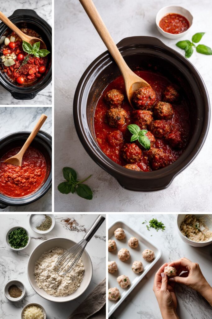 Crock Pot Chicken Meatballs