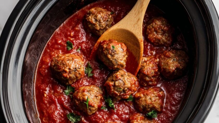 Crock Pot Chicken Meatballs