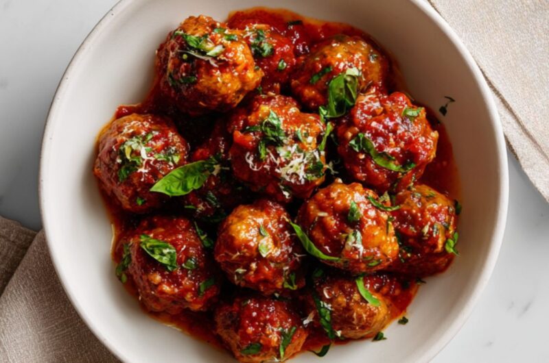 Crock Pot Chicken Meatballs