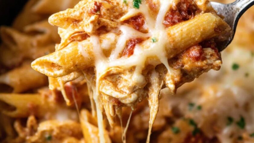Crock Pot Chicken Penne Pasta