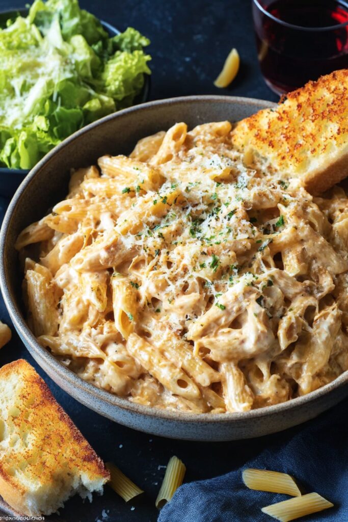 Crock Pot Chicken Penne Pasta