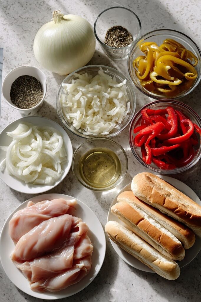 Crock Pot Chicken Philly Cheesesteak