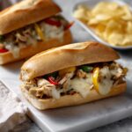 Crock Pot Chicken Philly Cheesesteak