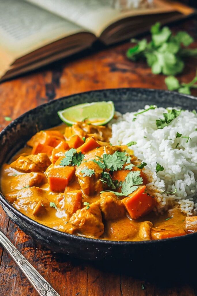 Crock Pot Chicken Pumpkin Curry