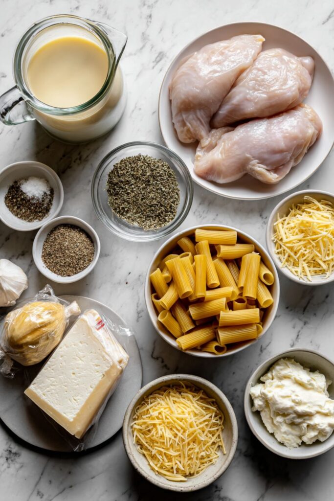 Crock Pot Chicken Rigatoni