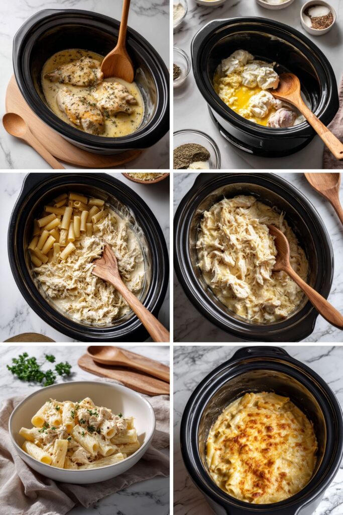 Crock Pot Chicken Rigatoni