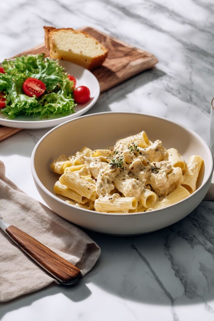 Crock Pot Chicken Rigatoni