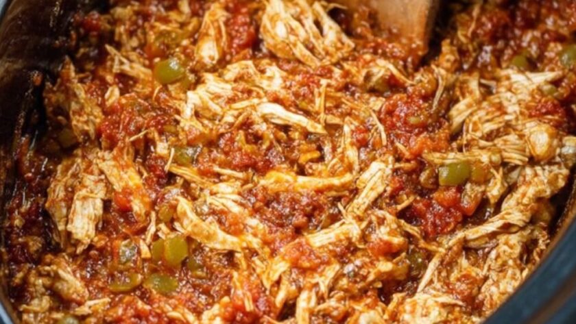 Crock Pot Chicken Salsa