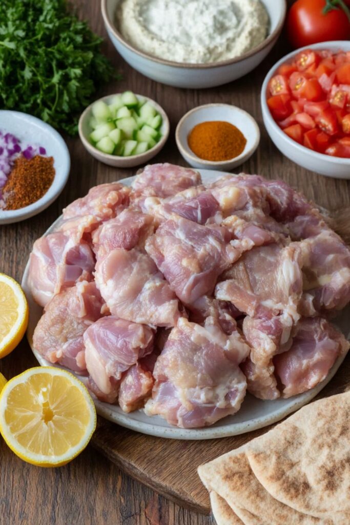 Crock Pot Chicken Shawarma